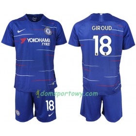 Koszulka Chelsea GIROUD 18 Dziecięcy Domowe Koszulki Piłkarskie 2018-2019 Krótki Rękaw
